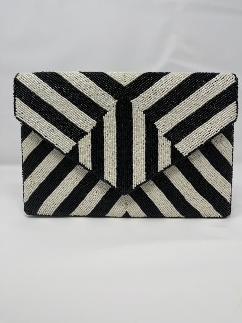 Black & White Indian Clutch Purse